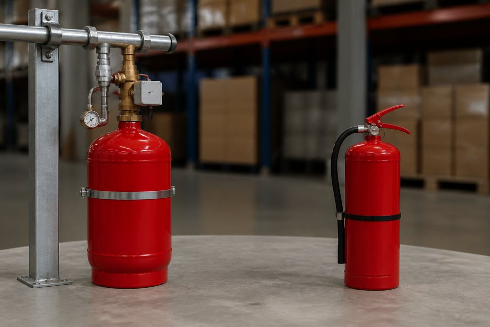 You are currently viewing Fire Suppression Systems vs Fire Extinguishers for Warehouses